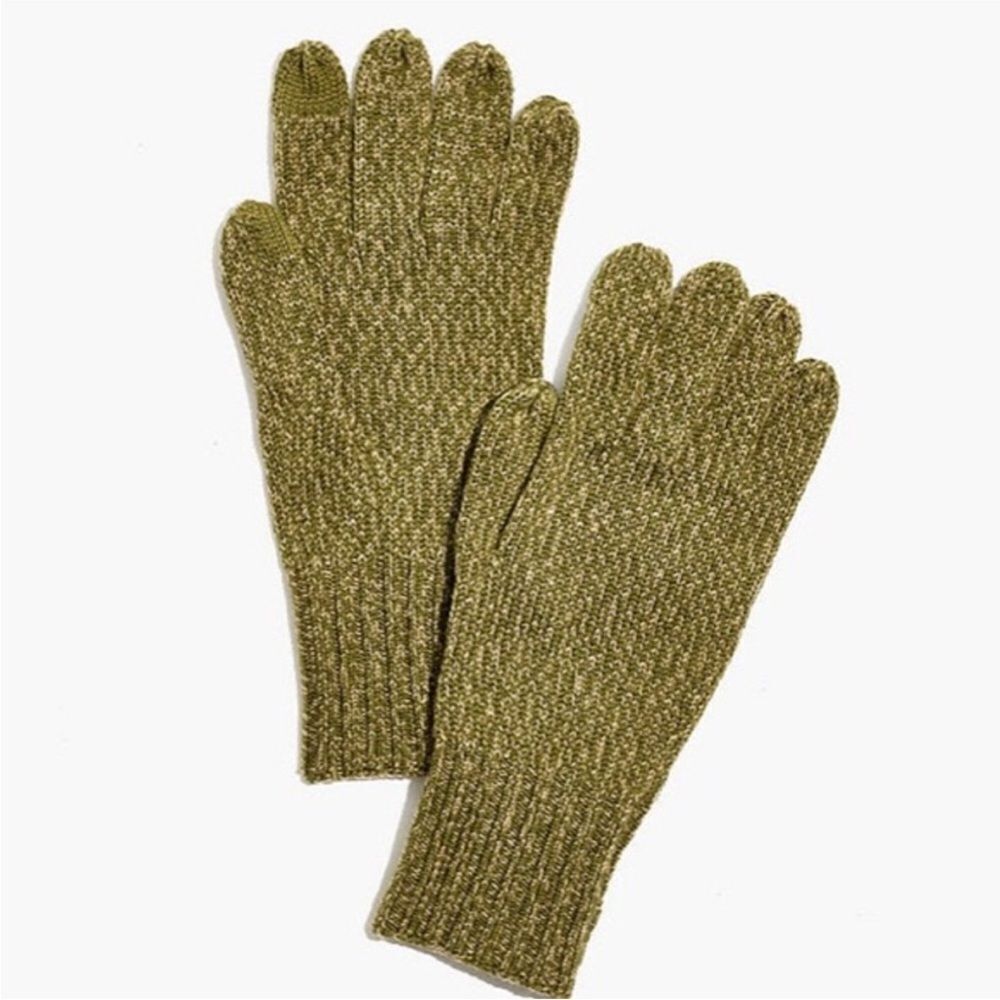 Madewell Texting Gloves Moss Green OS